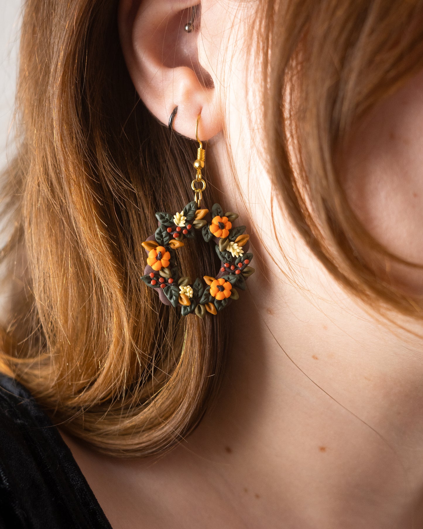 Pumpkin Wrath Earrings